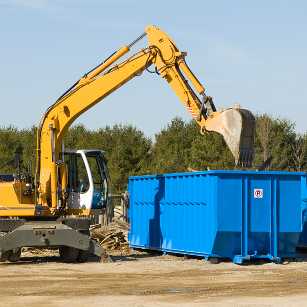 is there a minimum or maximum amount of waste i can put in a residential dumpster in Hopwood PA